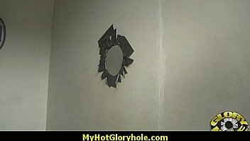 Gloryhole cock licking and sucking interracial 26