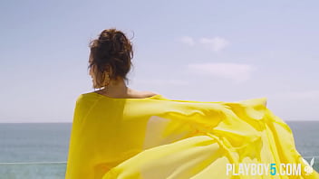 Big boobs and round ass latina milf gets fully naked for playboy