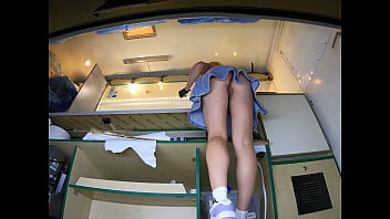 Sexy angel with pussy lip slip giving a deep cleaning