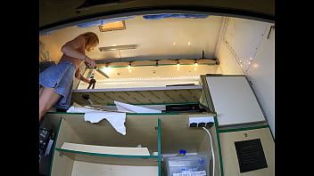 Sexy angel with pussy lip slip giving a deep cleaning