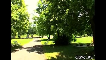 Shameless gina blows shaft and bounces it