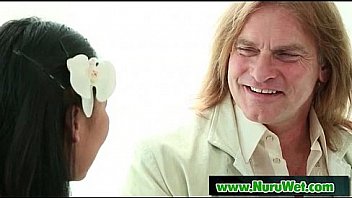 Nuru massage and dick sucking on air matress 10