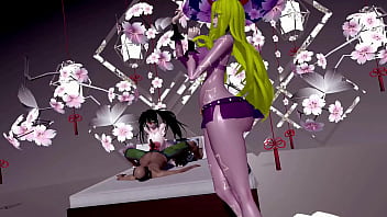 Natsumi kyouno hentai date a live rabbit hole sex and dance mmd 3d blonde hair clip