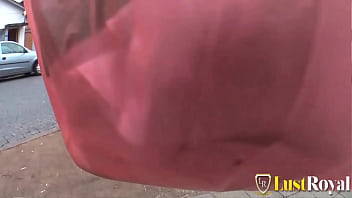 Busty blonde girl likes posing naked on cam