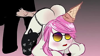 Sexy roblox slut gets fucked hard in the ass fucked anally