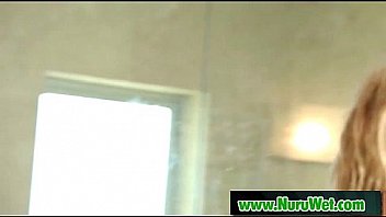 Nuru massage asian banged after blowjob in the bath 04
