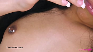 Aspiring teen model naked close up