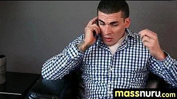 Sweetie gives a hot slippery nuru massage 21