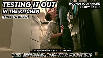 Testing it out in the kitchen Testing it out in the kitchen