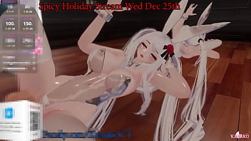 Kanako wears a spicy bunny suit begging to be vibed and fucked non stop by chatters