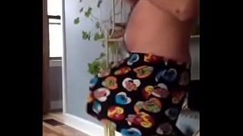 Sexy showing off his huge boner