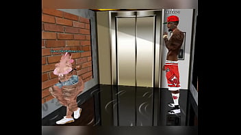 Meet on elevator ends in her bedroom