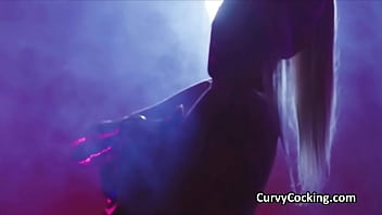 Shiny big tits are ready for a big dicking