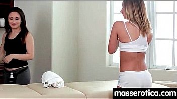 Sensual oil massage turns to hot lesbian action 19