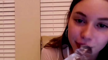 White chick shows body and gets fucked by a friend