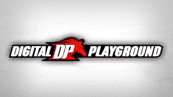 Stunning brunette gets dripping wet at work