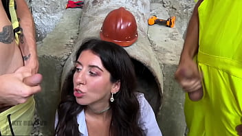 Three workers persuade a fragile inspector to fuck katty west disdiger falcon al and kit belove