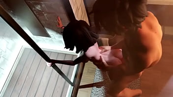 Bathroom sex with cass from big hero 6