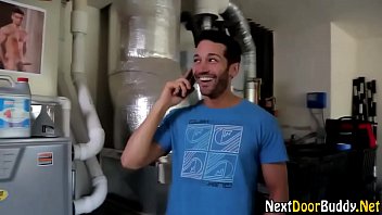 Chiseled Athlete Gets Cum thumbnail