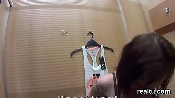 Flawless czech teenie was teased in the supermarket and fucked in pov