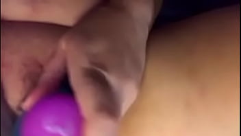 Chubby women play with dildo