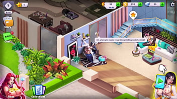 Hornyvilla gameplay pt 1 goth girls ass and tits