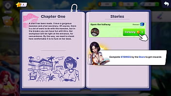 Hornyvilla gameplay pt 1 goth girls ass and tits