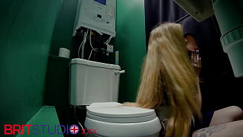 Horny nurse sucks cock at the gloryhole