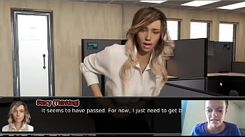 Officewife part 2 staring up my skirt