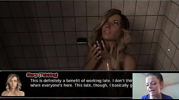 Officewife part 2 staring up my skirt