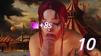 Harley queen stretched her cheeks with a giant dildo now you know where she got those scars