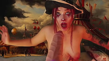 Harley queen stretched her cheeks with a giant dildo now you know where she got those scars