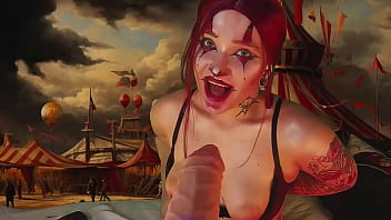 Harley queen stretched her cheeks with a giant dildo now you know where she got those scars