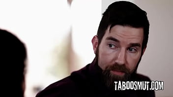 Gold digger girlfriend getting analed by boyfriend and his stepdad