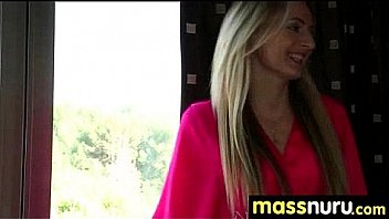 Nuru massage ends with a hot shower fuck 13