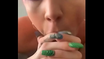 Bbc gets sucked by colors haired girl