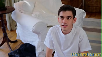 British brunette stuffed by little guy after massage British brunette stuffed by little guy after massage