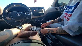 She paid for a taxi ride with her mouth