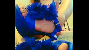 Brunette milf loves showing off her heels