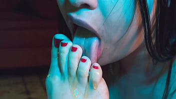 Feet with honey taste