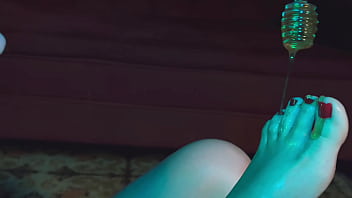 Feet with honey taste