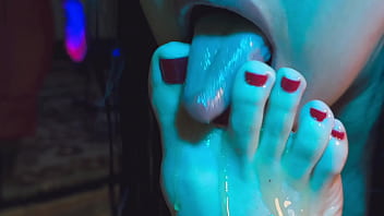 Feet with honey taste