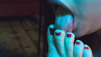 Feet with honey taste