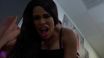 Spanking my stepmom on set 4k