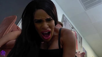 Spanking my stepmom on set 4k