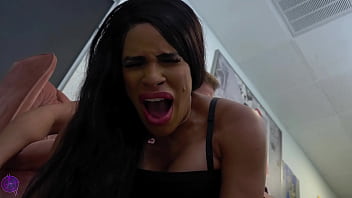 Spanking my stepmom on set 4k