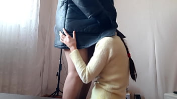 My stepmom cums in my mouth while we are home alone