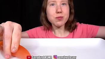 Songbyrd eats squirting jelly candies