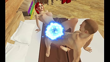 Lynne rides cyguyus bringing her to orgasm