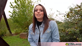 Enjoying the outdoors with my new stepmom